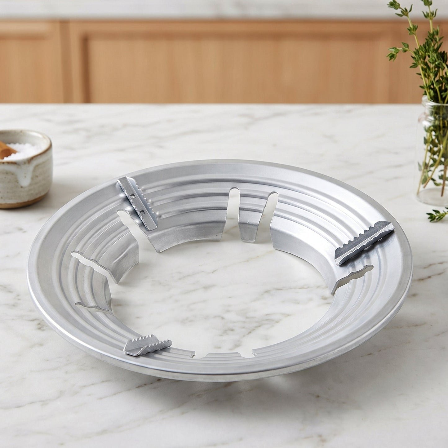 Gas Stove Burner Stand Stainless Steel Wok Support Ring And Trivet (1 Pc)